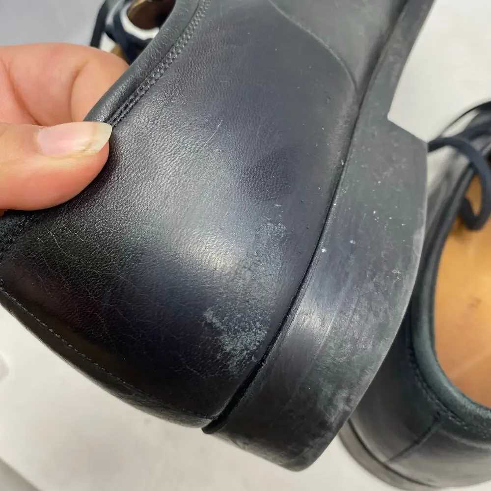 Magnanni Oxford Men's Black Leather Shoes Size 11